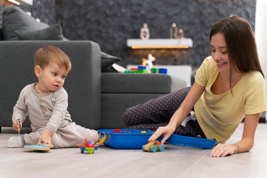 baby-doing-his-first-steps