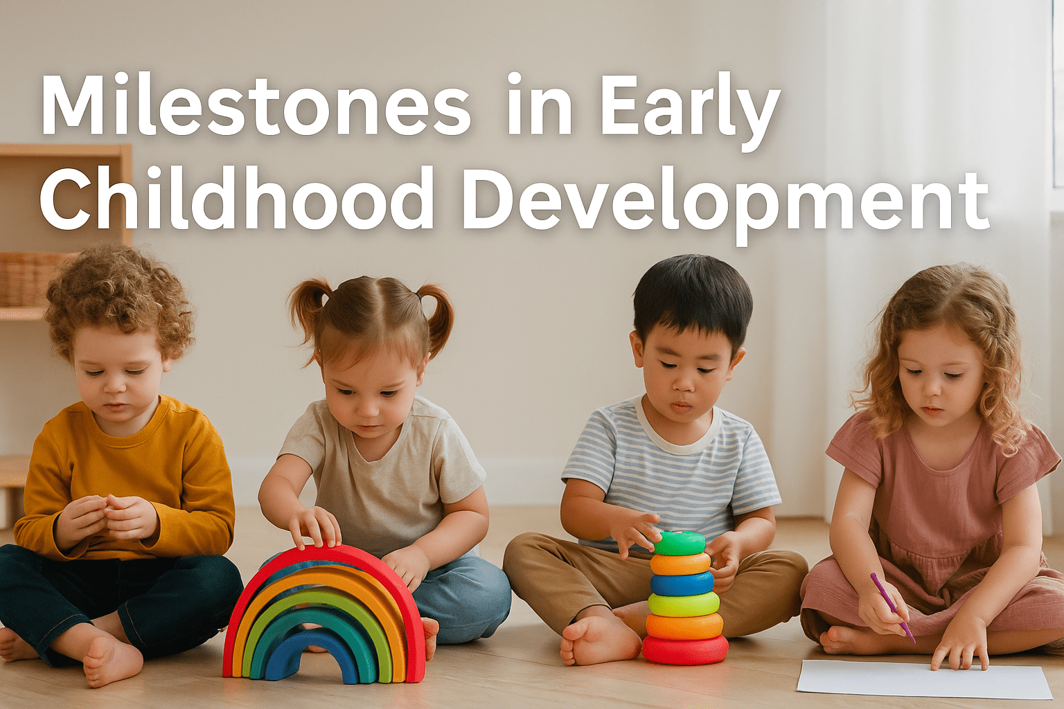Milestones in early childhood development